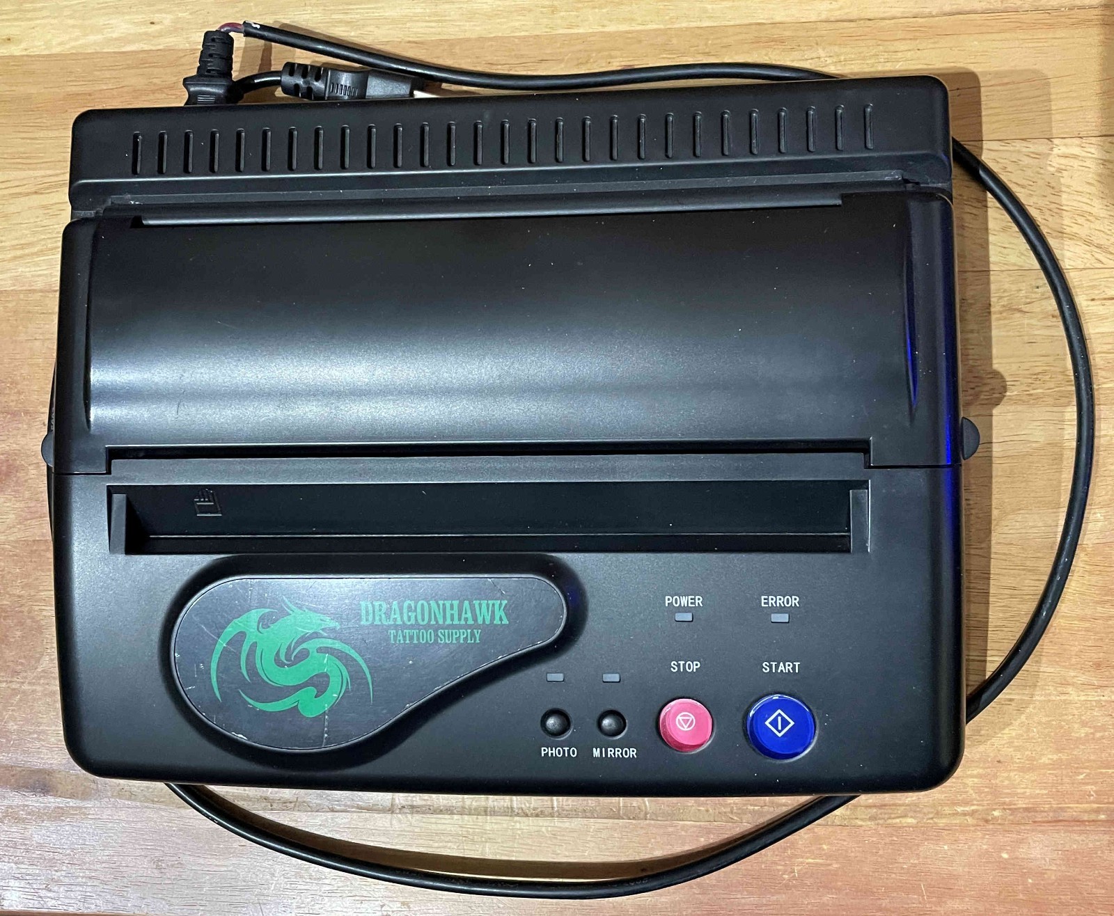 Dragonhawk Supply Thermal Tattoo Transfer Machine Model 116F