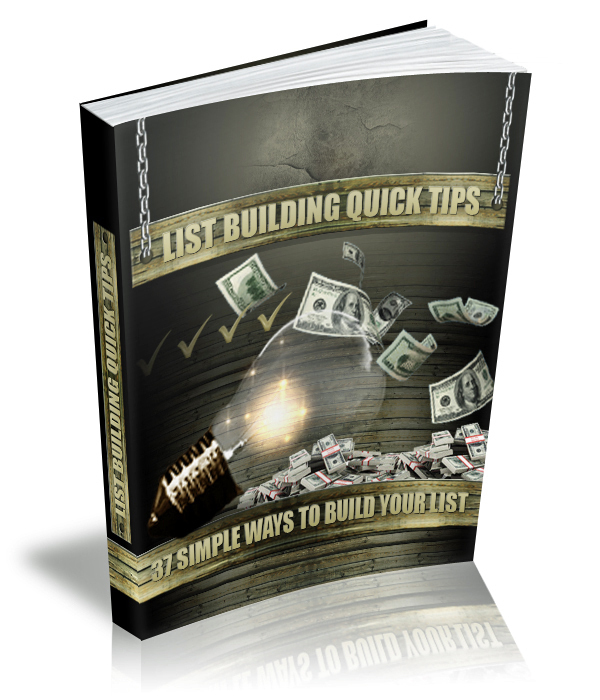 List Building Quick Tips - Many Simple Ways To Build Your Opt In List (CD-ROM)
