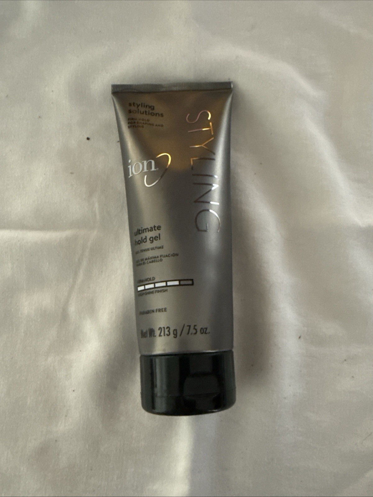 Ion Ultimate Hold Gel styling solutions firm hold 7.5 oz No Box Dented Tube New!