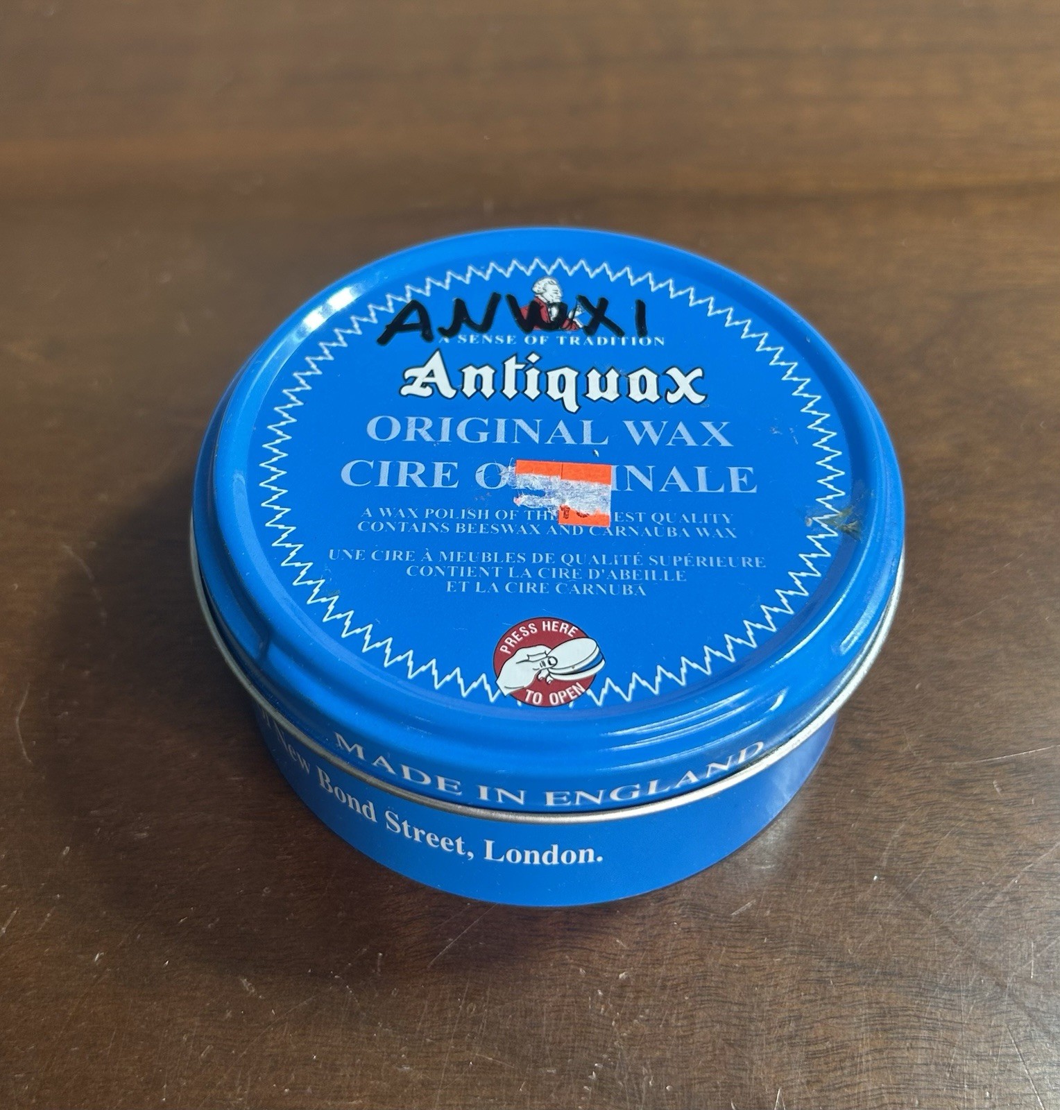 Antiquax Original Paste Wax Polish  200 ML Partial - READ