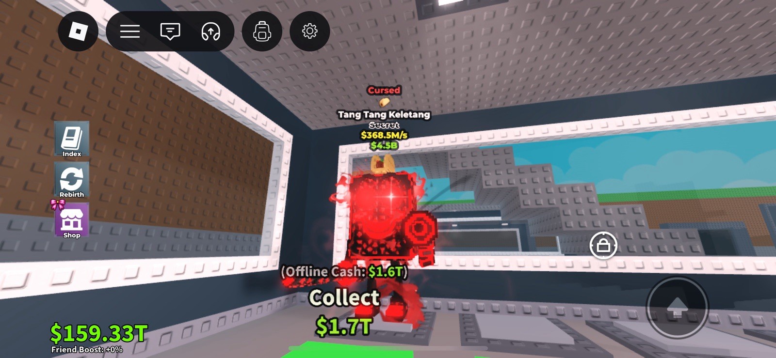 Roblox Tang Tang Keletang Cursed Secret Game Asset In-Game Collectible