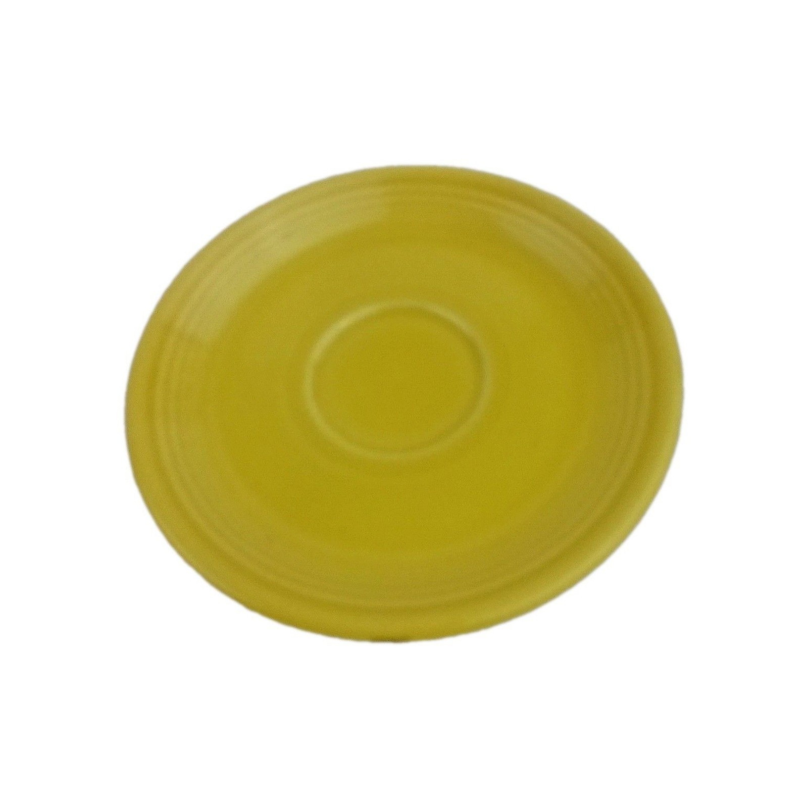 Vintage Original Yellow FiestaWare Replacement Saucer Only Homer Laughlin 6 in.