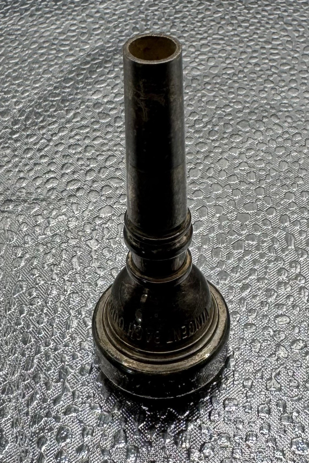 RARE VINTAGE Vincent Bach Corp 7C Cornet Mouthpiece SILVER Plated