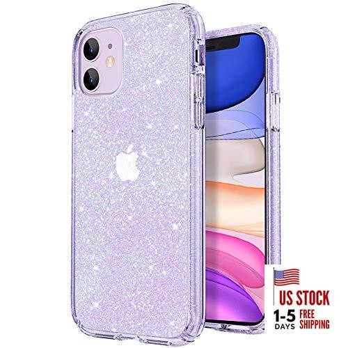  Compatible with iPhone 11 Case Sparkle Bling Anti-Scratch Clear Glitter