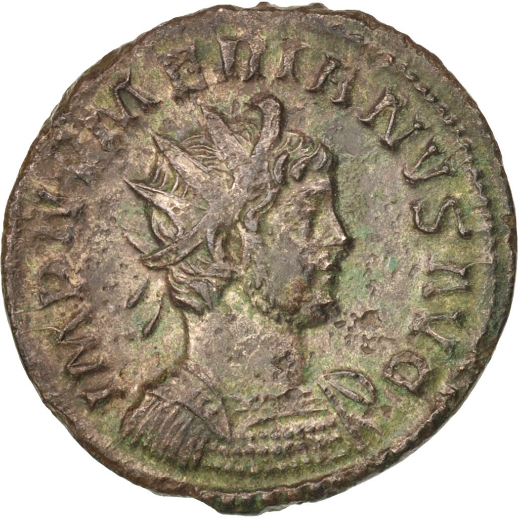 [#500616] Coin, Numerian, Antoninianus, Lyons, AU, Billon, RIC:397