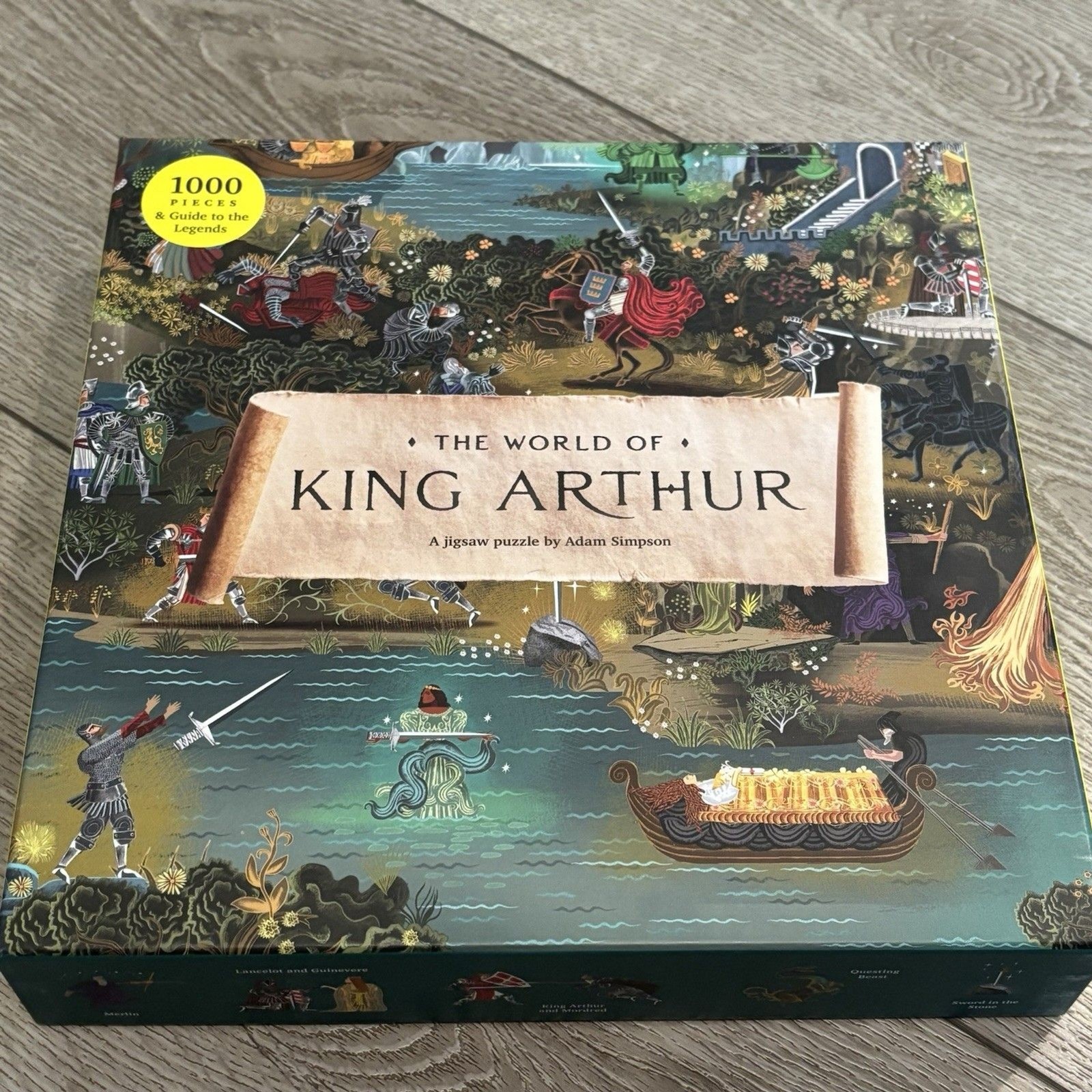 The World Of King Arthur 1000 Piece Puzzle Laurence King Knights Mystical