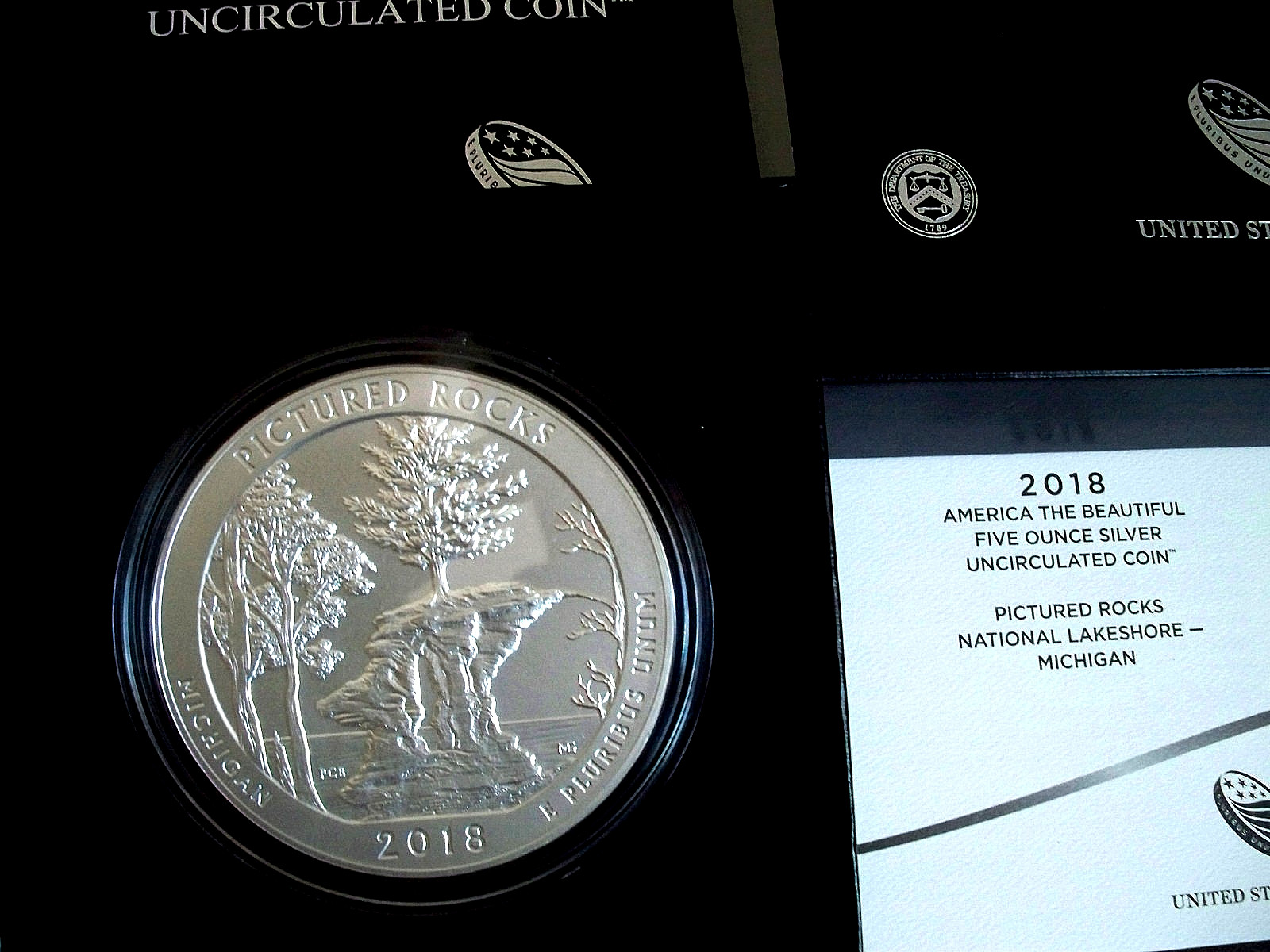 ATB - PICTURED ROCKS - FIVE OUNCE SILVER