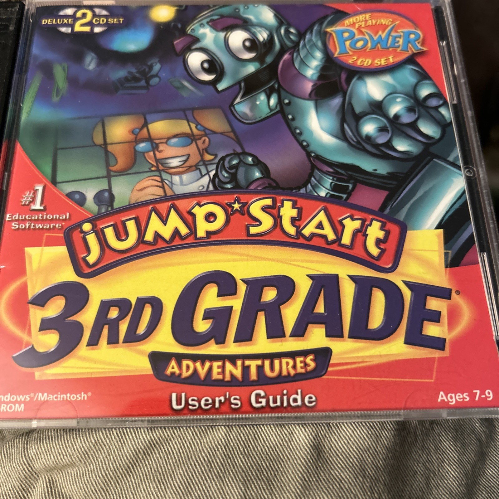 Jumpstart 3rd Grade Adventures (PC, 2000) DELUXE 2-CD SET Vintage Learning Game