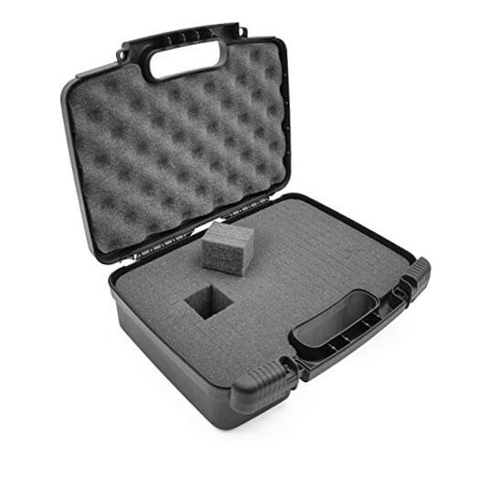  12" Customizable Foam Case for Portable Electronics - Hard Carrying Case with 
