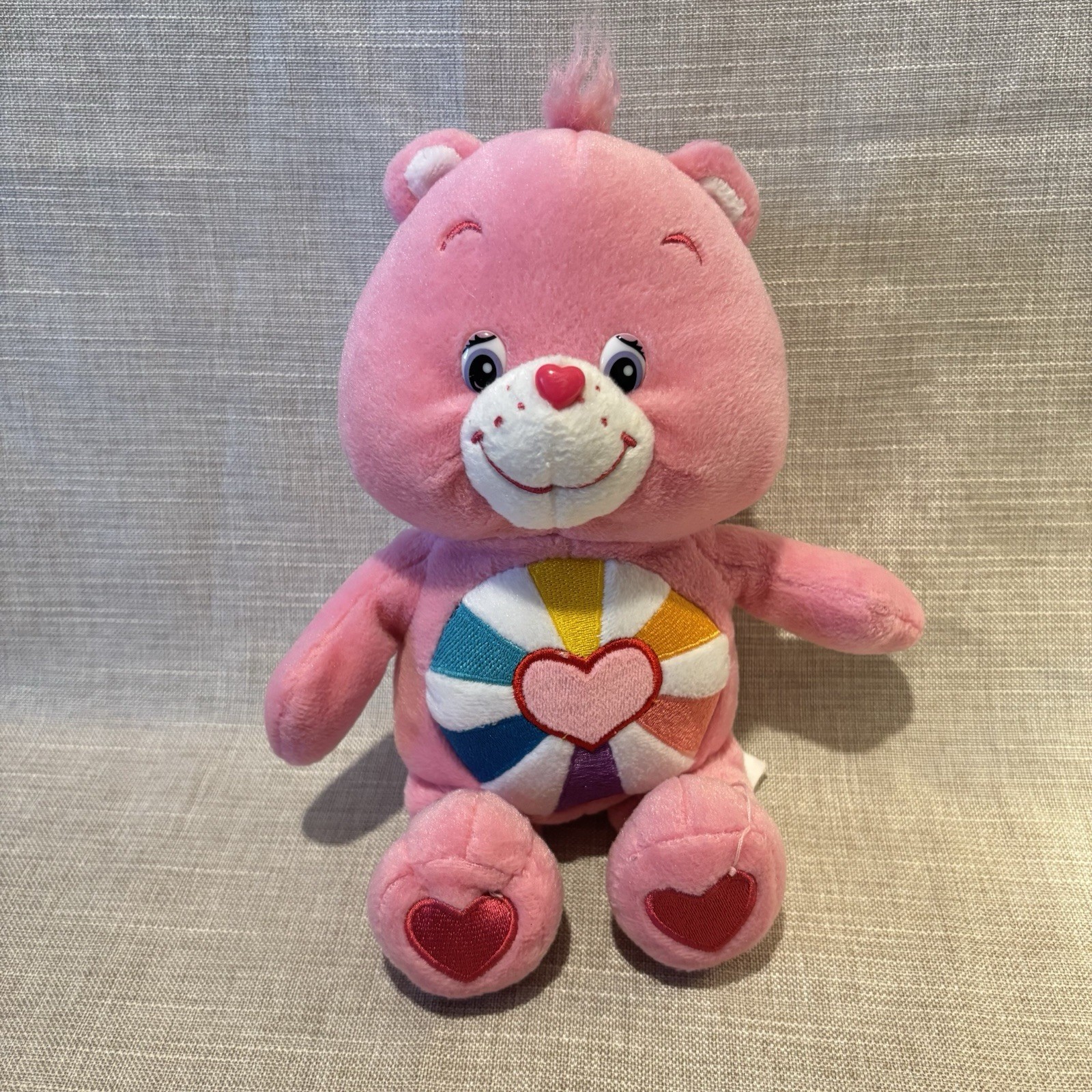 Care Bear Hopeful Heart Bear 12” Plush 2005 Preowned