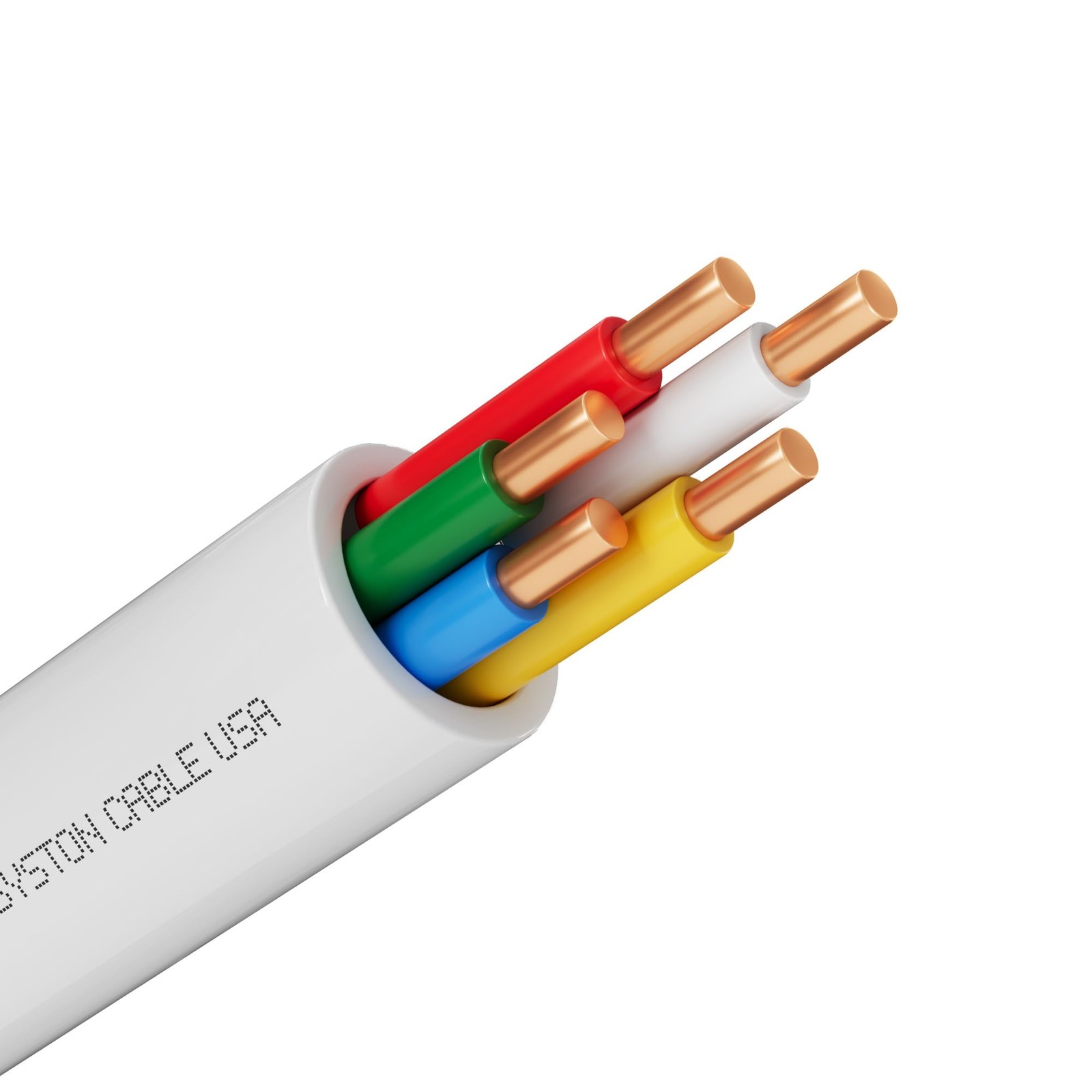 18/5 Thermostat Doorbell HVAC Heating Control Cable Wire 18 AWG 5 Conductor CL3R