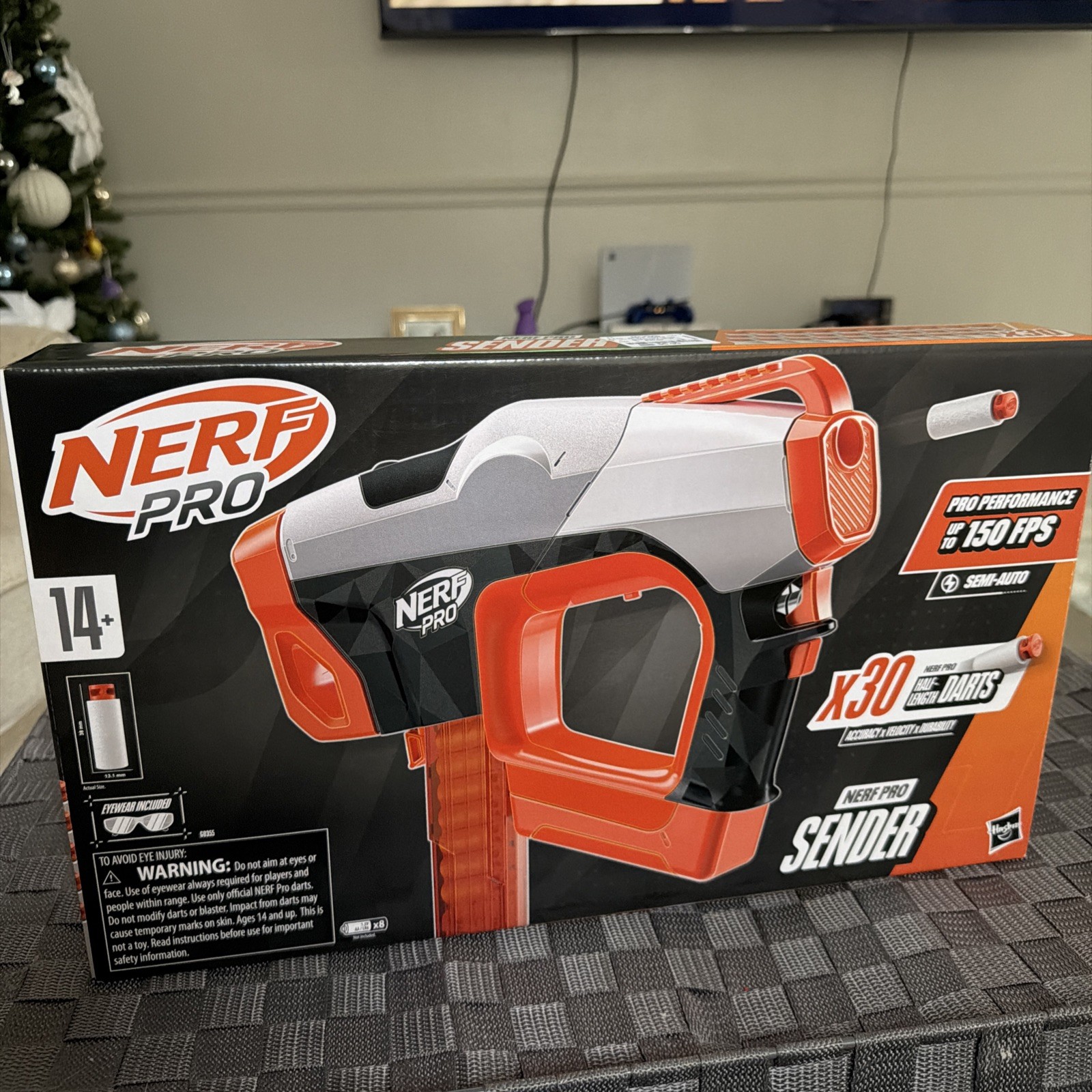Nerf Pro Sender Half-Length Semi Automatic Dart Blaster- 150 FPS