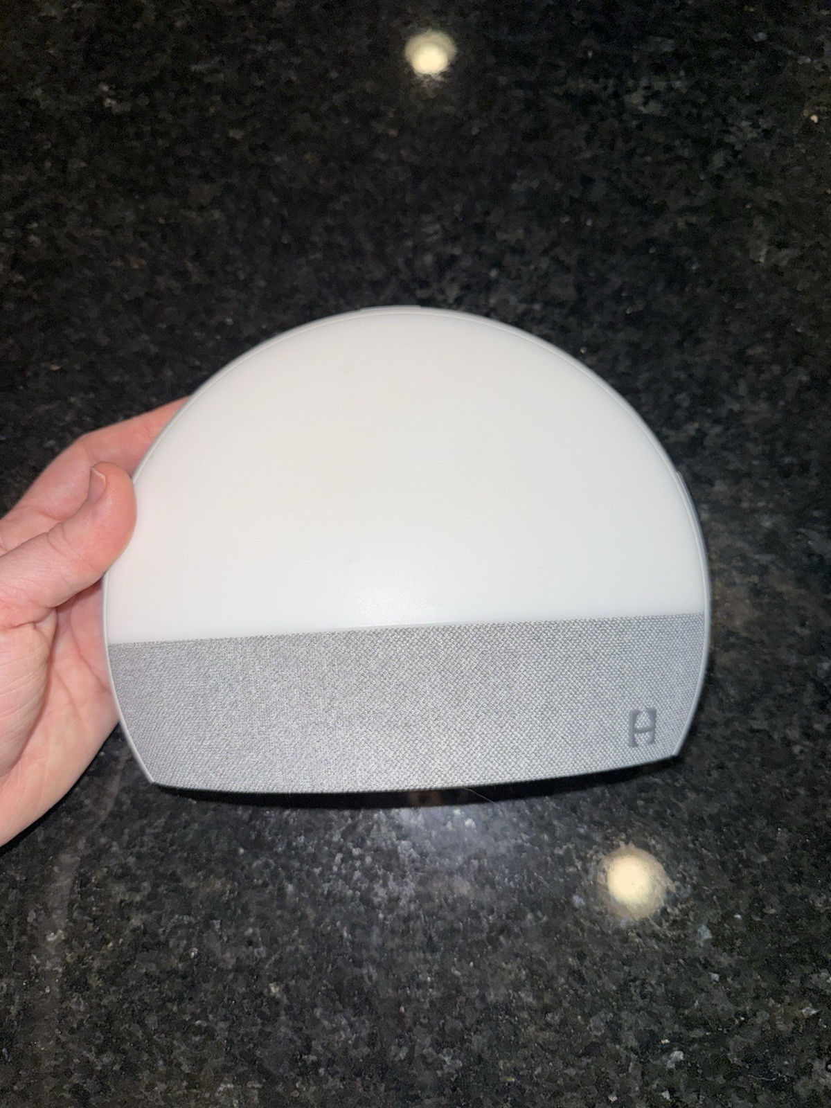 Hatch Restore 1 Digital Alarm Clock White Electrical Modern Bedroom