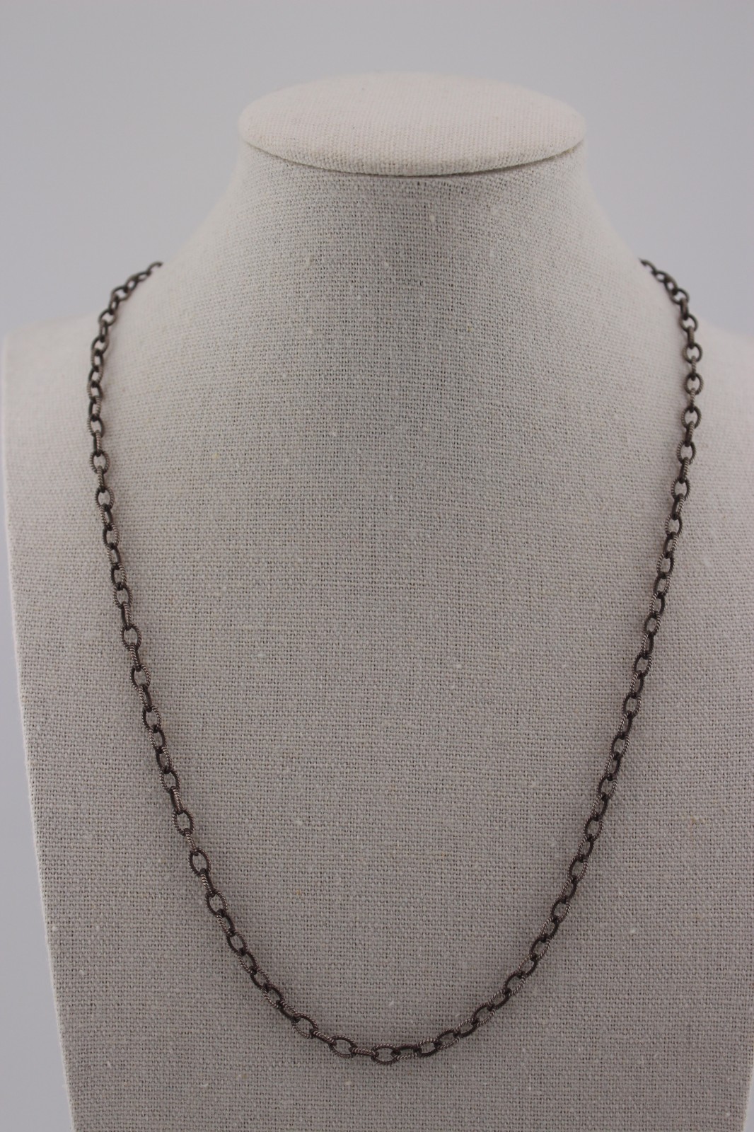 Silpada textured cable chain sterling silver necklace 8 grams 18" necklace only
