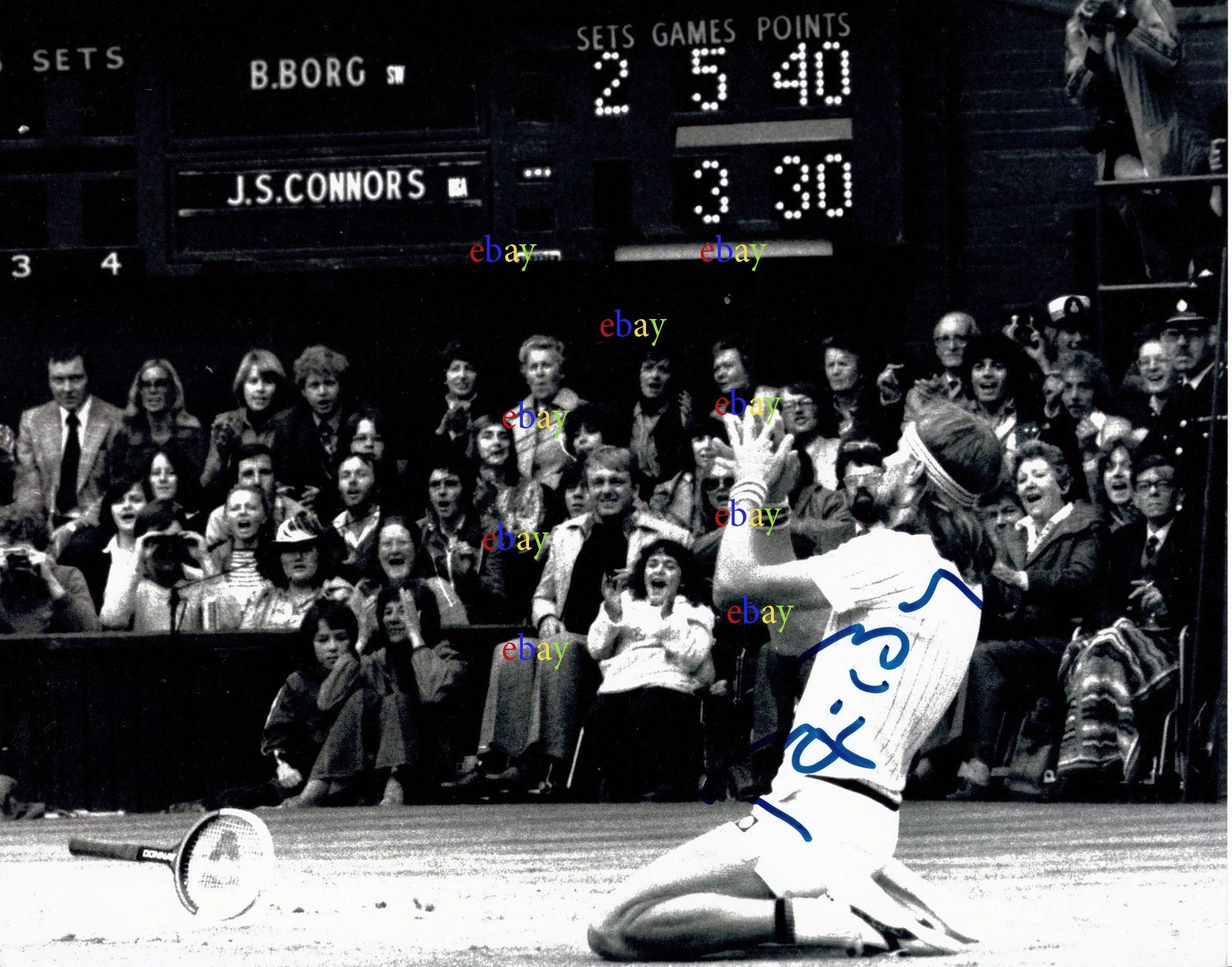 Bjorn Borg Wimbledon Champion Signed Autographed 8x10 photo Reprint