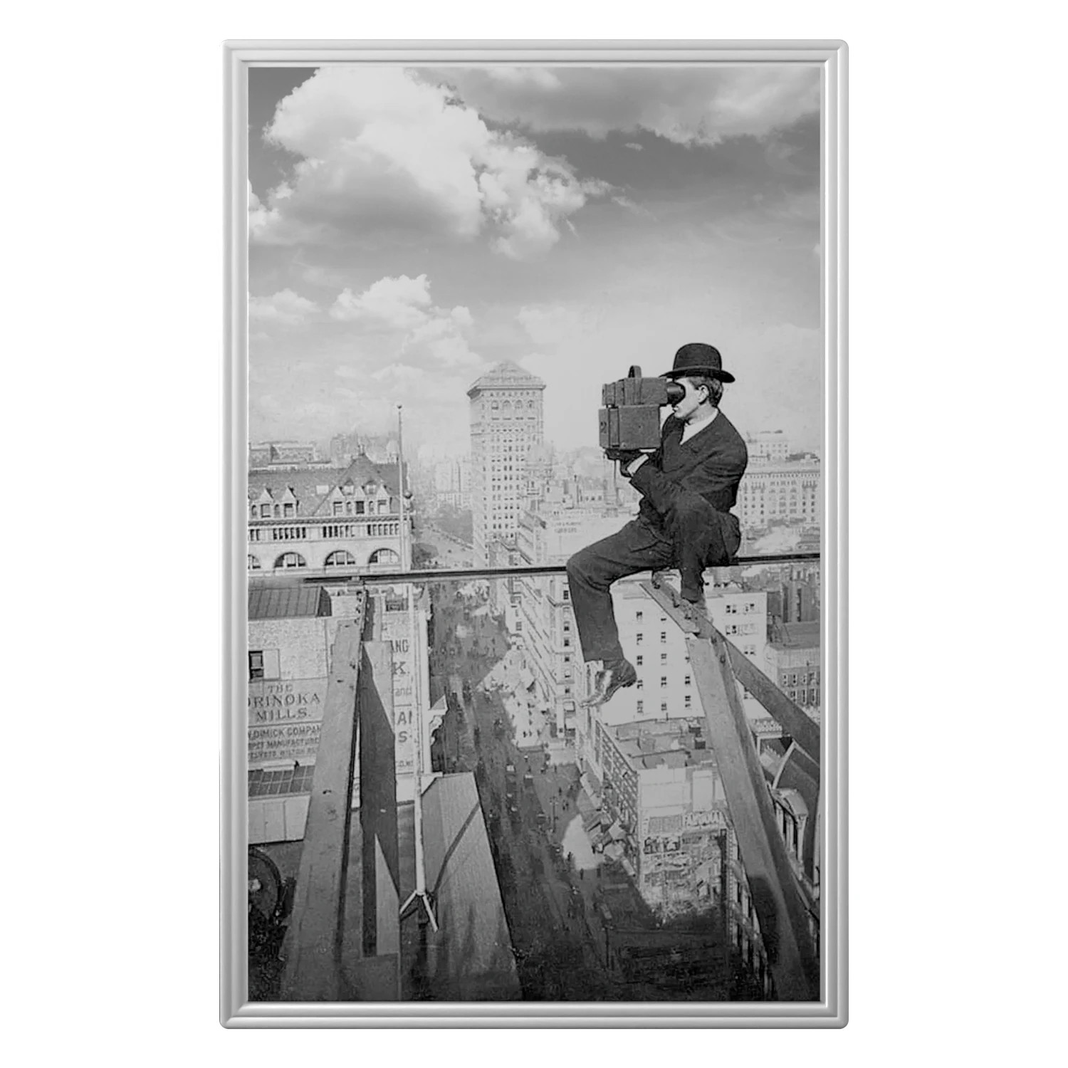 1 Dollar Silver Coin "New York between Sky and Lens" NYC Photography Art Skyline