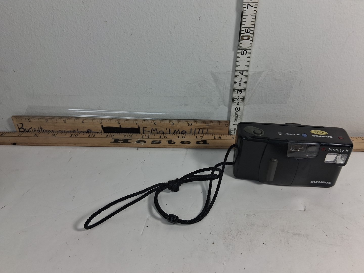 Olympus Infinity Jr. AF 35mm Point And Shoot Film Camera Free Shipping TD25D