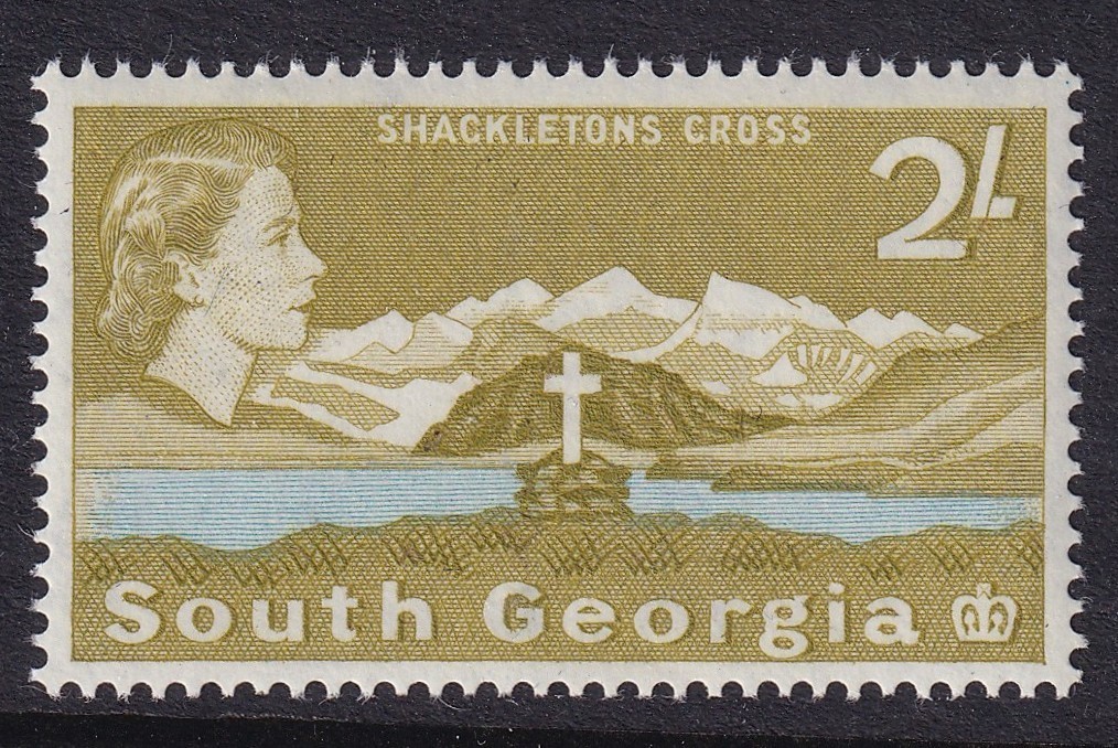 FALKLAND ISLANDS - South Georgia QEII SG11, 2s yellow-olive - mnh