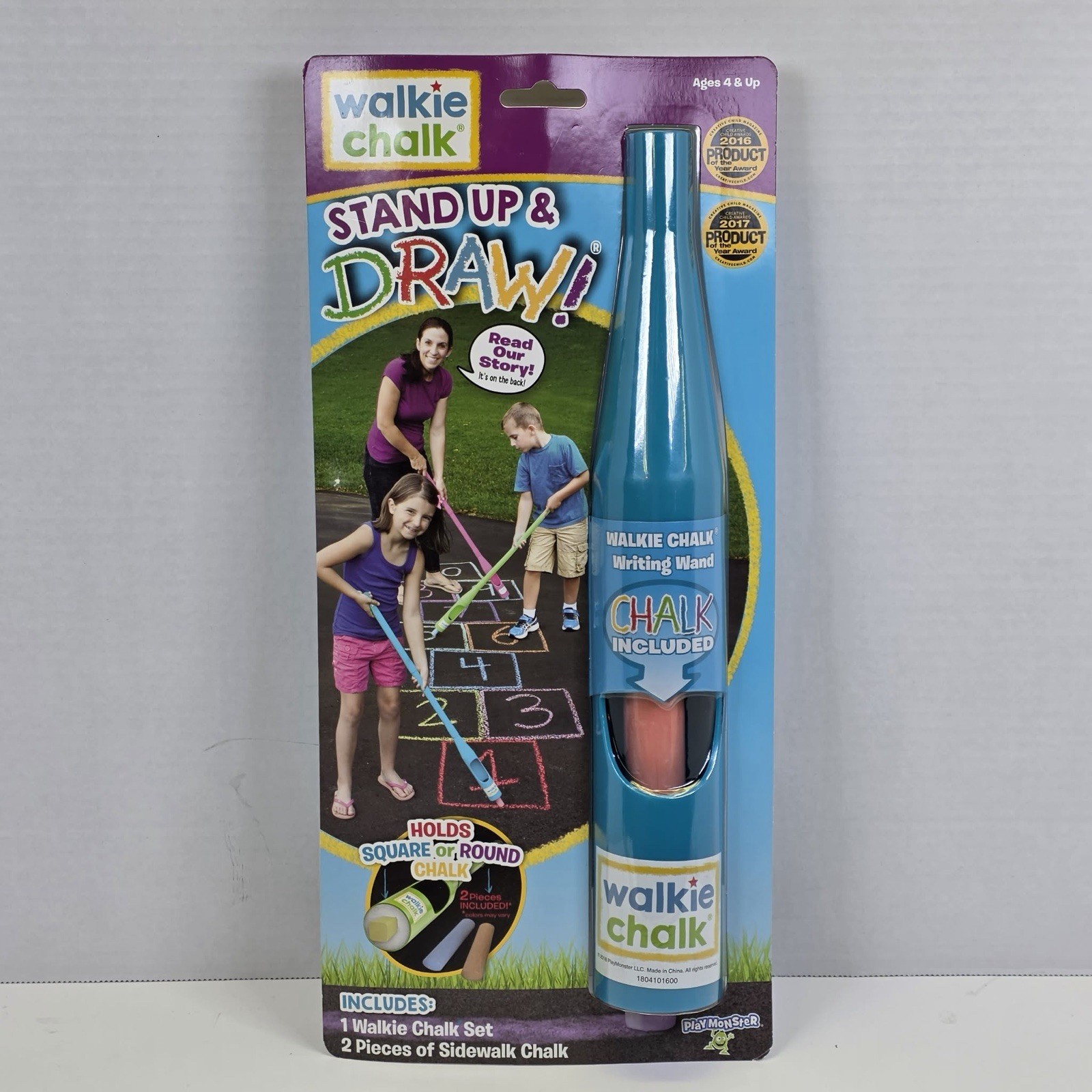 Stand Up & Draw Walkie Chalk For Age 4 & Up.  (Brand New)