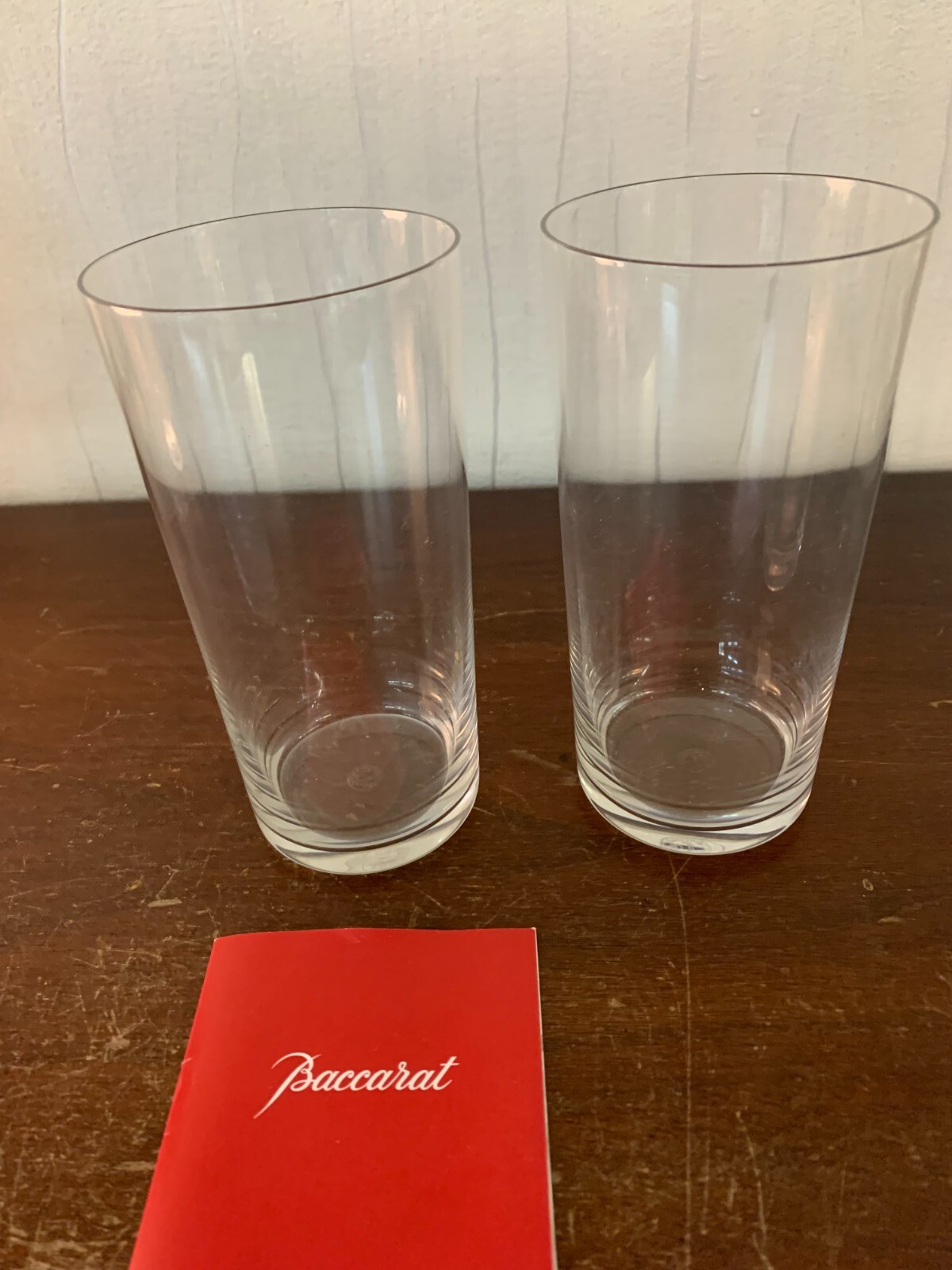 2 Crystal Baccarat Orangeade Glasses (Price of Two)