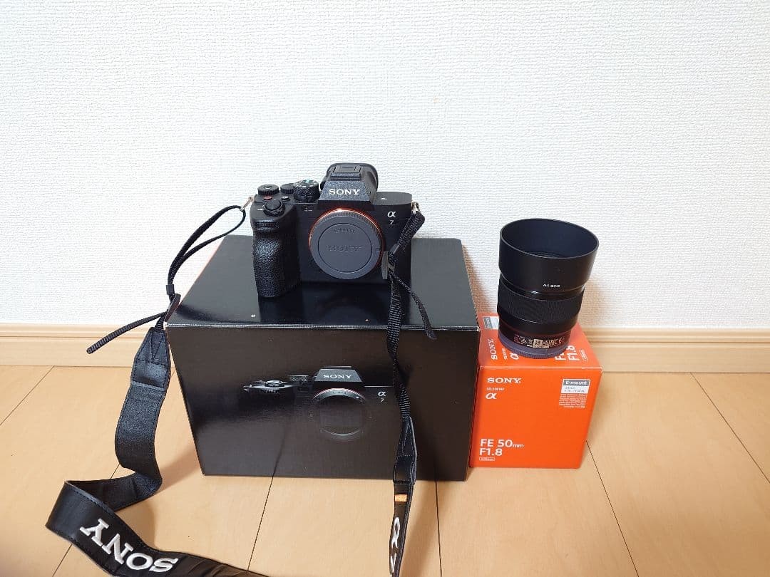 Sony Alpha 7 IV ILCE-7M4 Body with FE50mm F1.8 Lens Excellent Condition