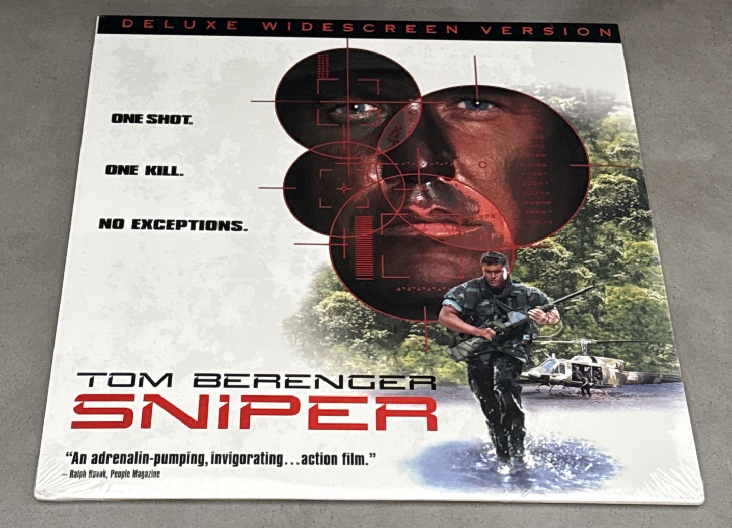 SNIPER - Tom Berenger Laserdisc - Deluxe WS Version - NEW Sealed
