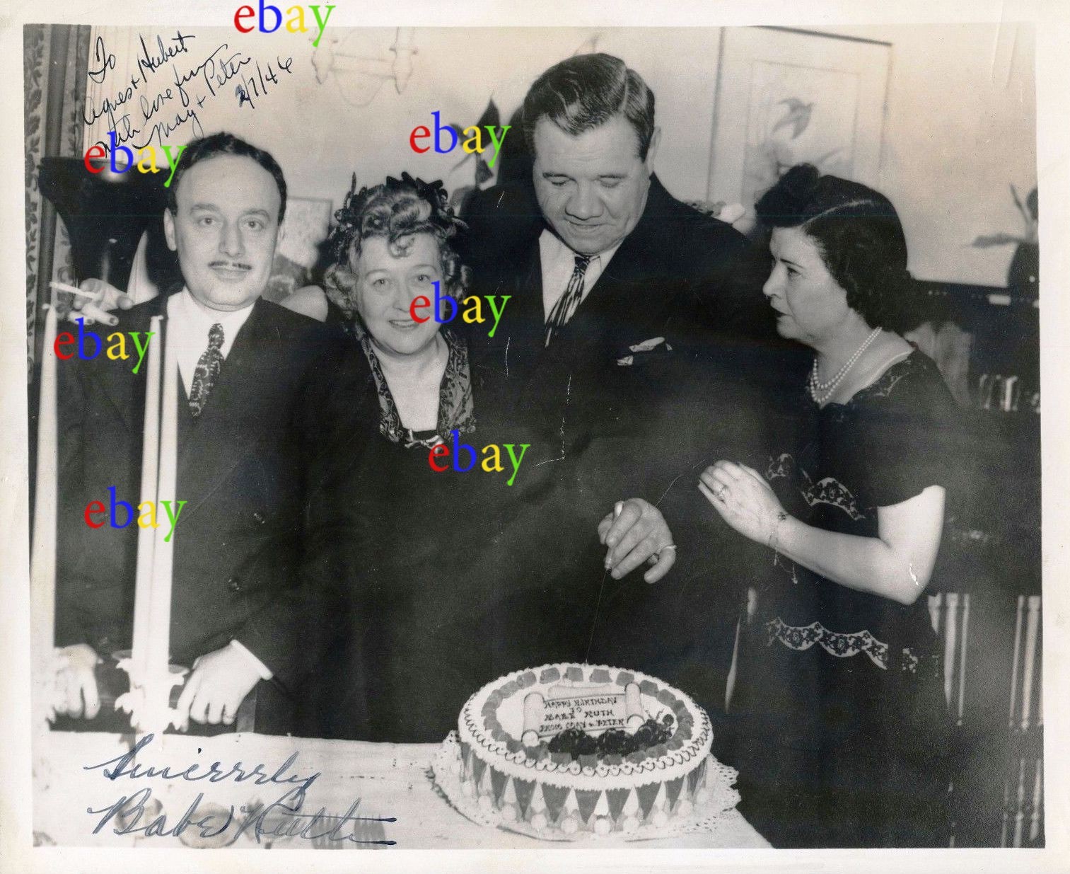 BABE RUTH Yankees HOF Signed 8x10 Autographed Photo Reprint