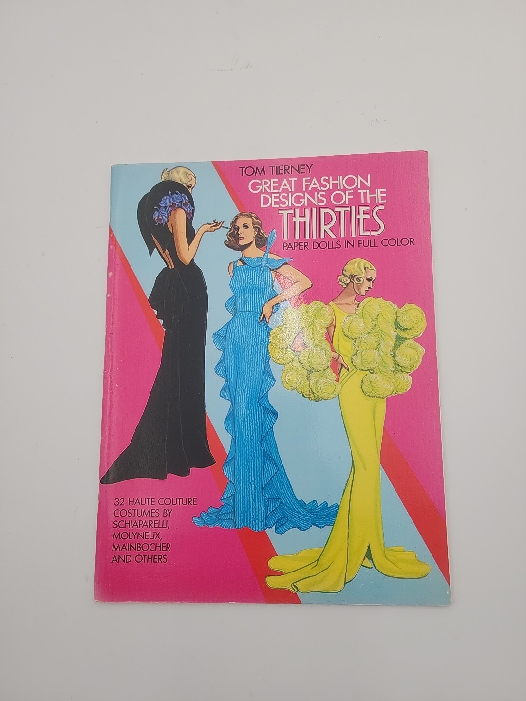 Vintage 1984 Tom Tierney Fashion Designs of the Thirties uncut Paper Dolls