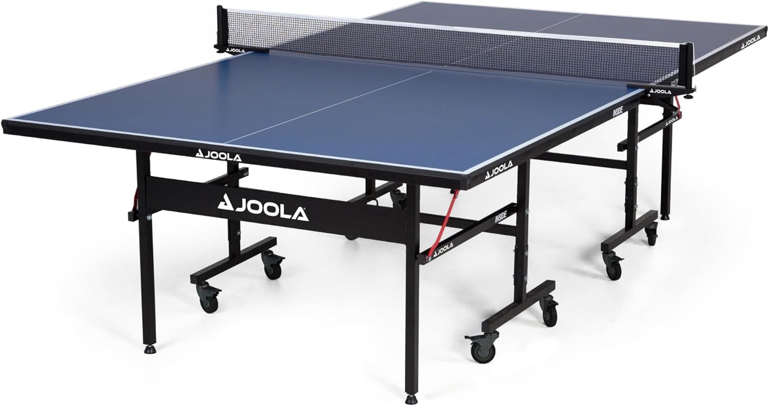 inside Professional MDF Indoor Ping Pong Table with Quick Clamp Table Tennis Net