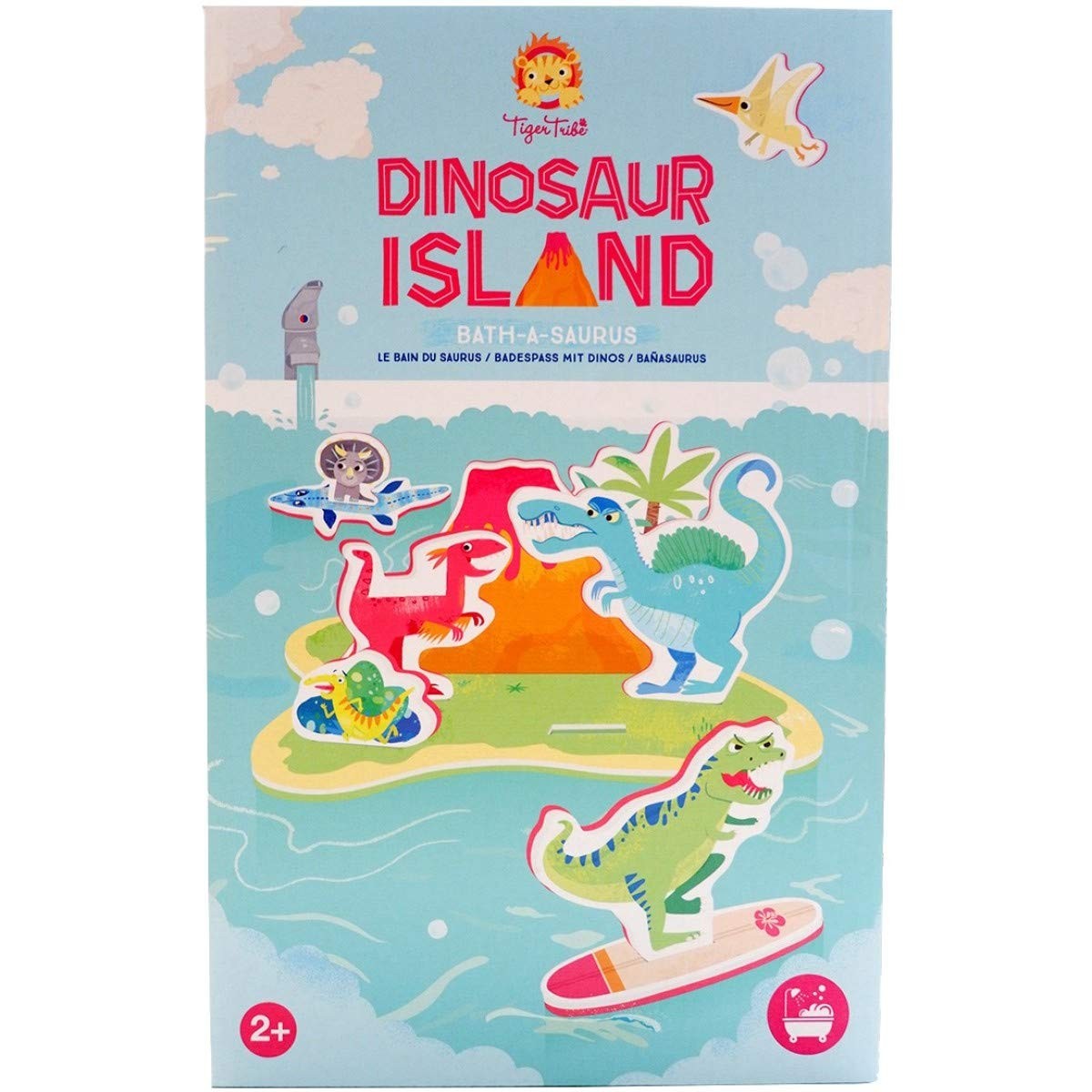 Bertoy 3761515 Bad verhalen speelgoed, dinosaurus eiland