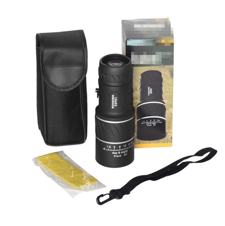 16x52 Monocular Micro Light Night Vision Concert Fishing Hunting Handheld