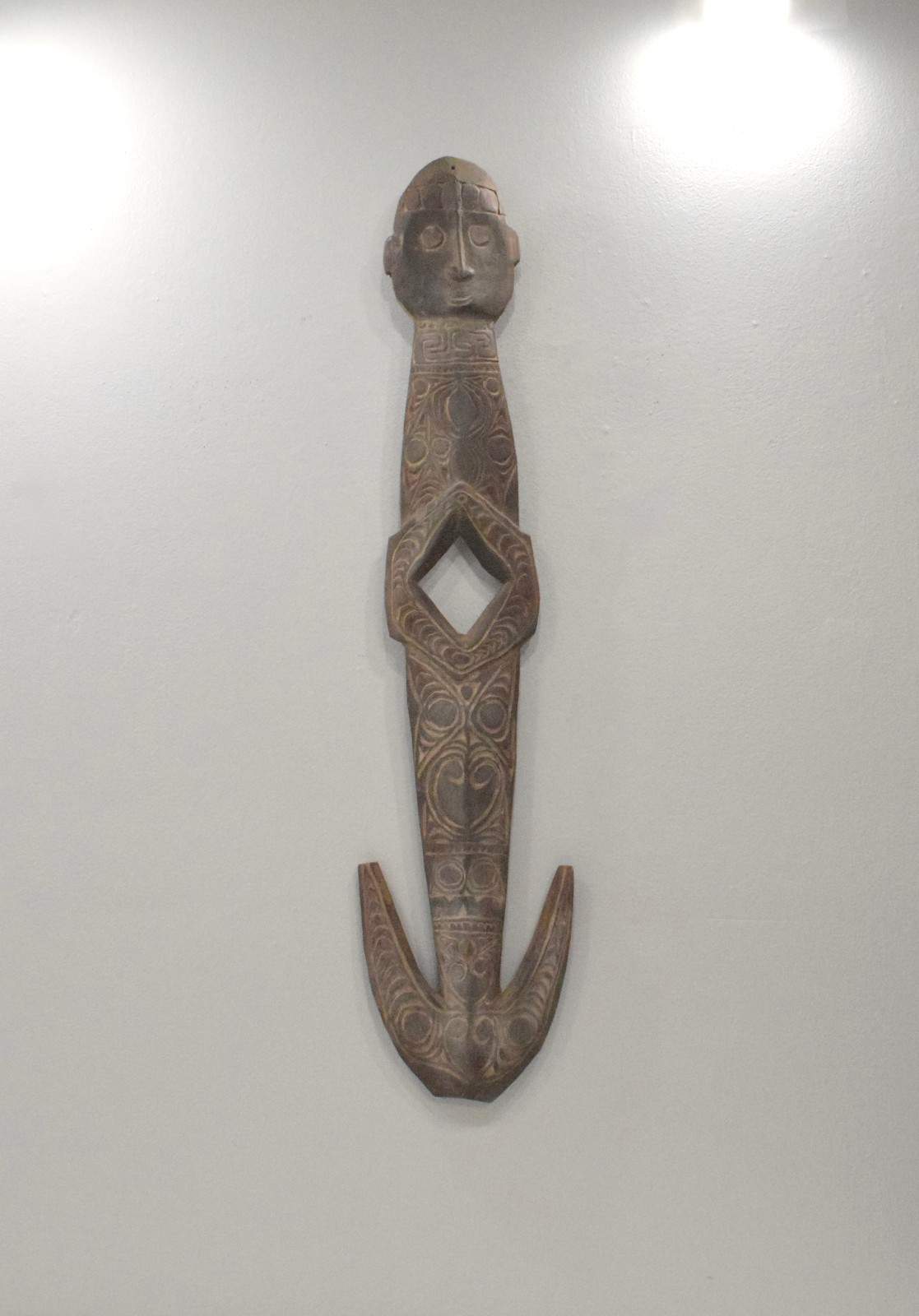 Papua New Guinea Iatmul Savi Ancestor Food Hook Mask