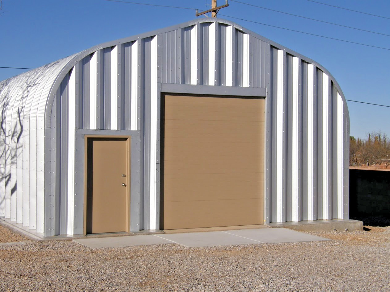 25x24x13 Engineered Steel Building Kit | DuroSPAN Clear-Span Arch System w/ Ends