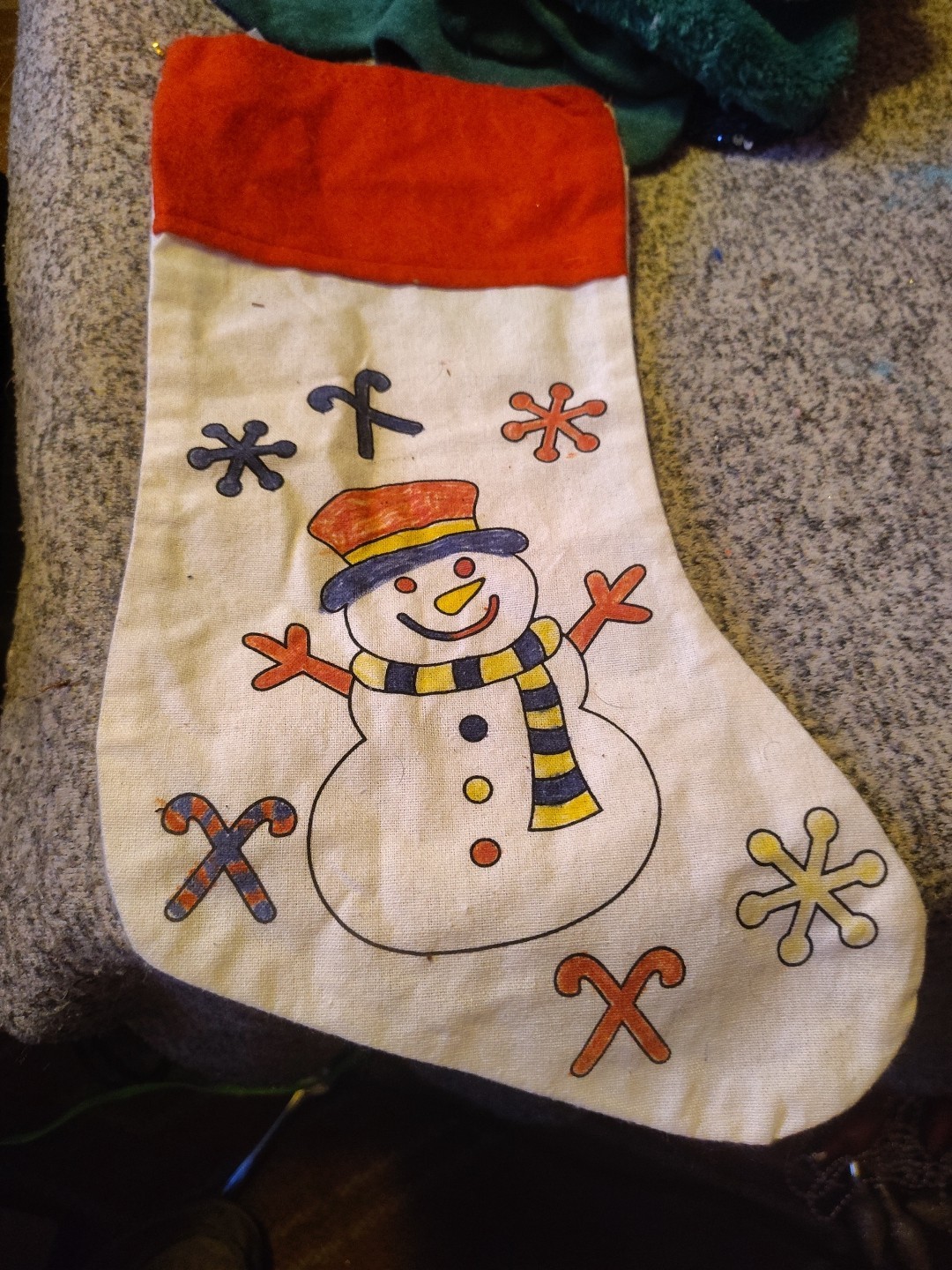 Snowman Stocking