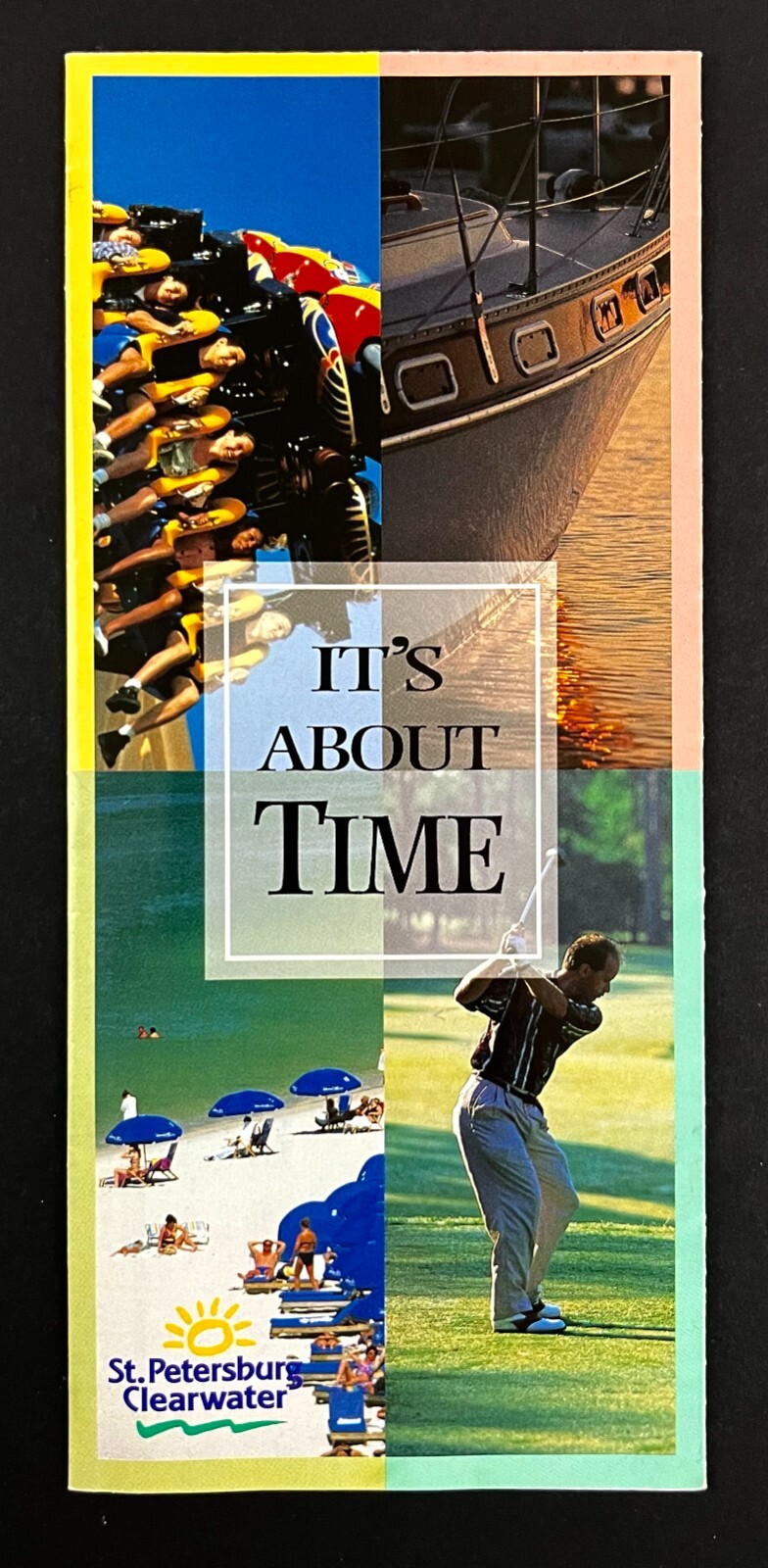 1990s Clearwater St Petersburg Florida It's About Time FL VTG Travel Brochure