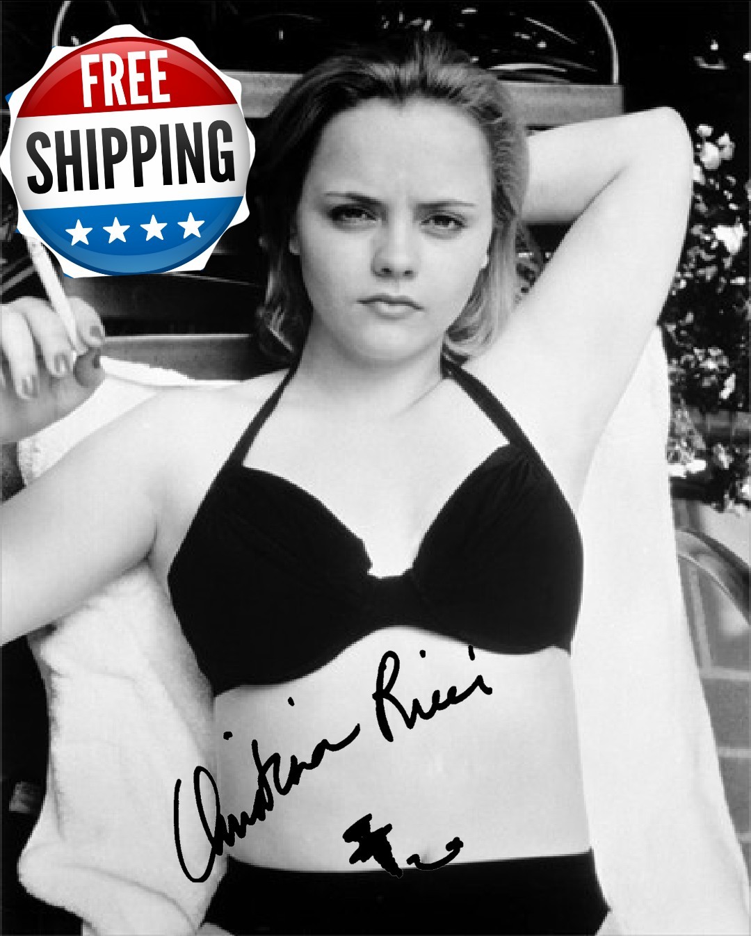 Framed CHRISTINA RICCI Signed Autographed 8x10 Photo Reprint Fast Free Shipping 