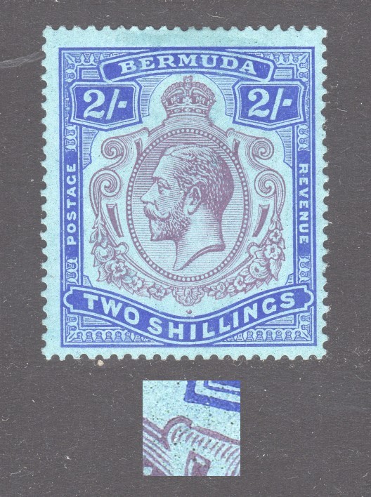 Bermuda VARIETY Cat £275 SG88c