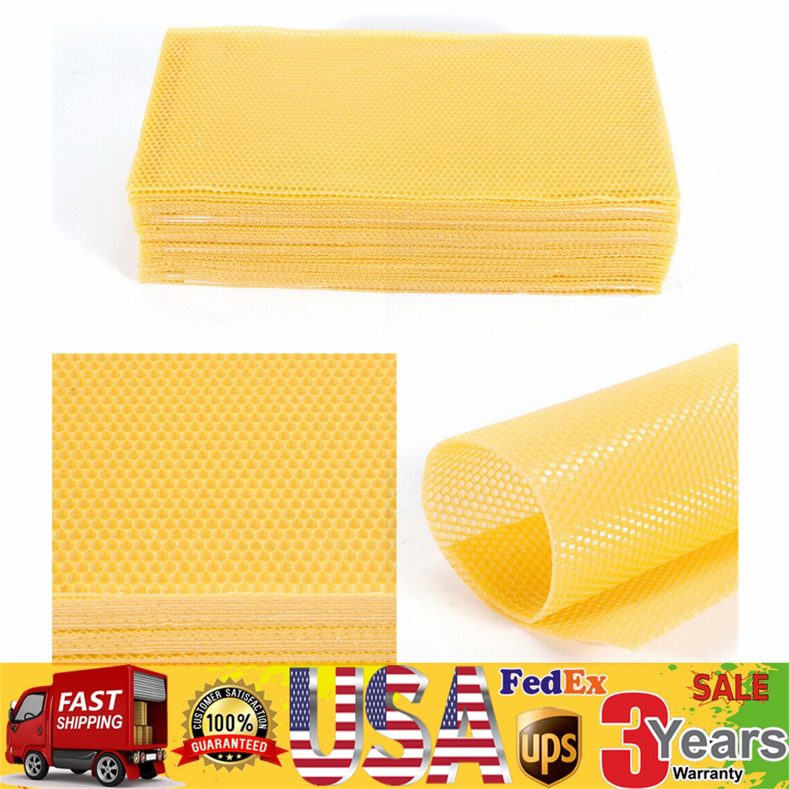 Bee Hive Foundation Honey Hive Equipment Deep House Nest Honeycomb Wax Frame
