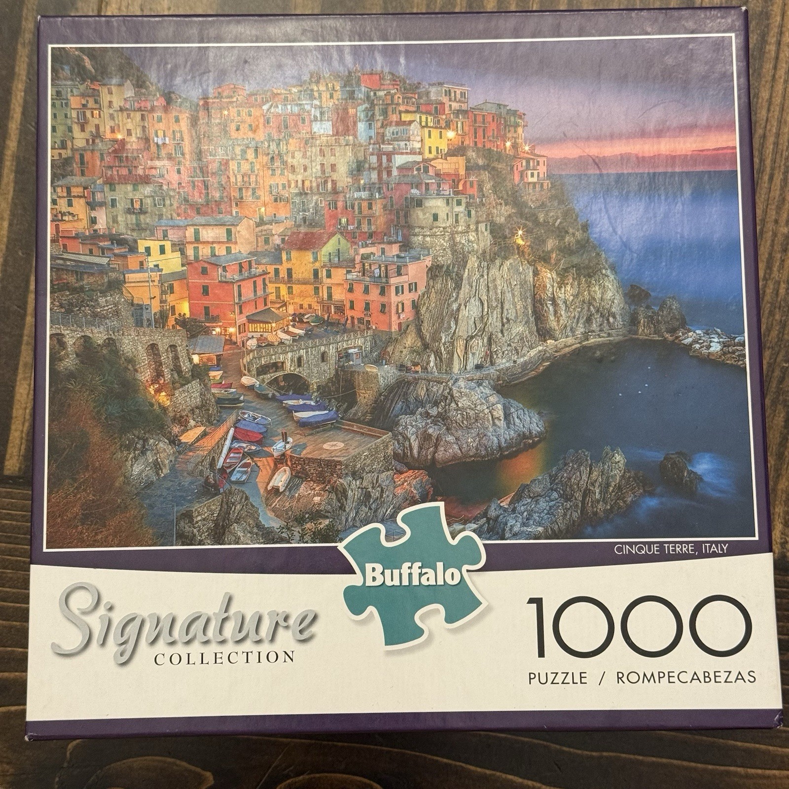 Buffalo Vivid “Cinque Terre” Jigsaw Puzzle 1000 piece COMPLETE