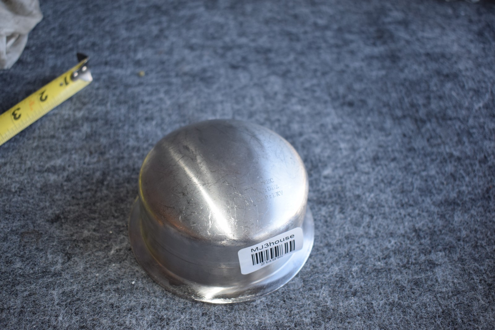 ITT Sherotech Sanitary End Cap 4" SS. #214916-R1*B30