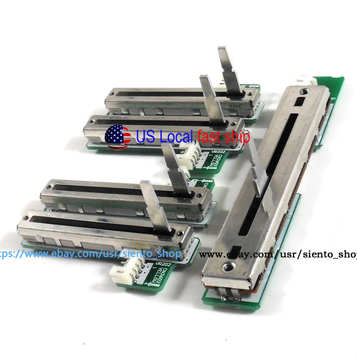 5PCS CH1 CH2 CH3 CH4 X FADER FOR Pioneer DJM 800 DWX2537 2538 2539 2540 2541