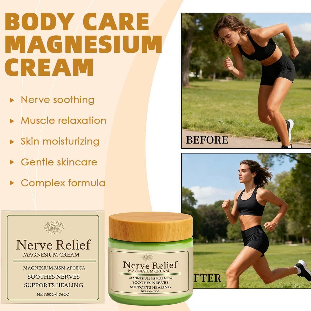 Total Relief Magnesium Cream, Nerve Relief Magnesium Cream ❈