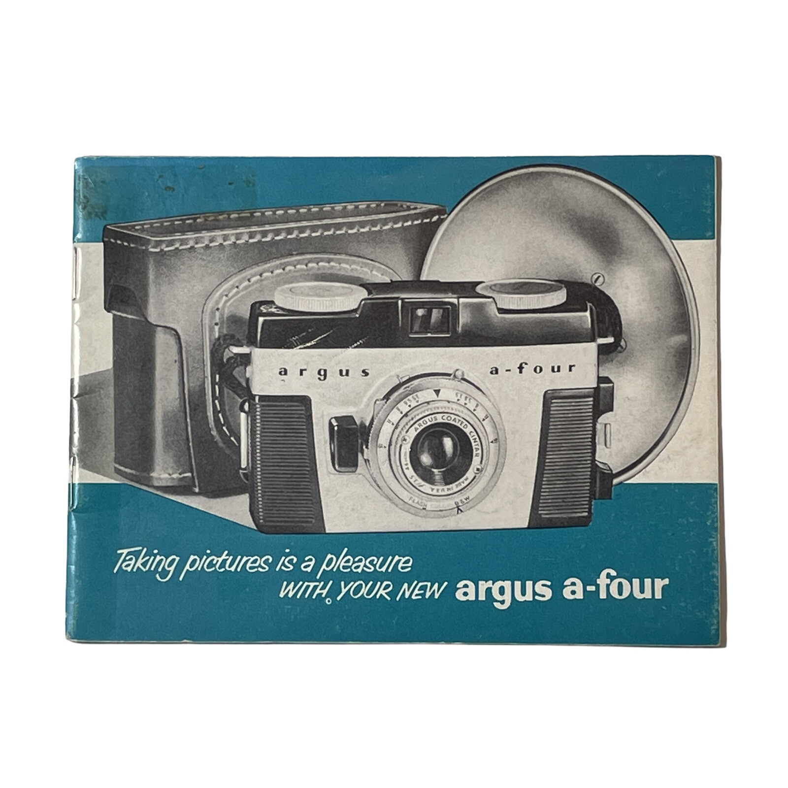 Argus-A-Four Camera Manual Instruction User Guide 1955 Original