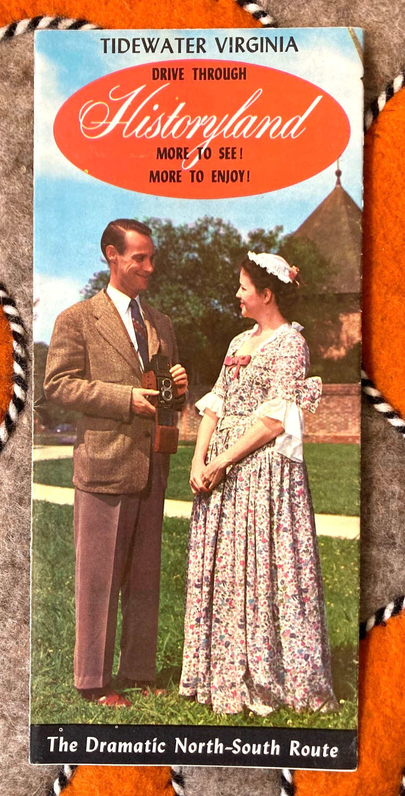 Tidewater Virginia Drive Through Historyland More to See Vintage Travel Brochure