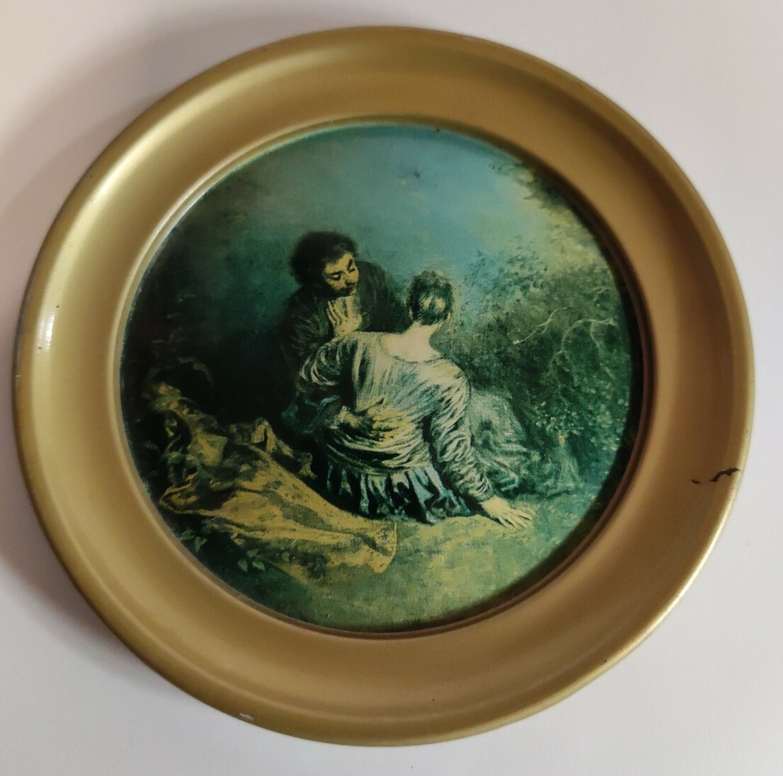 Miniature Antique Framework 11,5 CM Ets Delcroix Auby Vintage Deco Collection