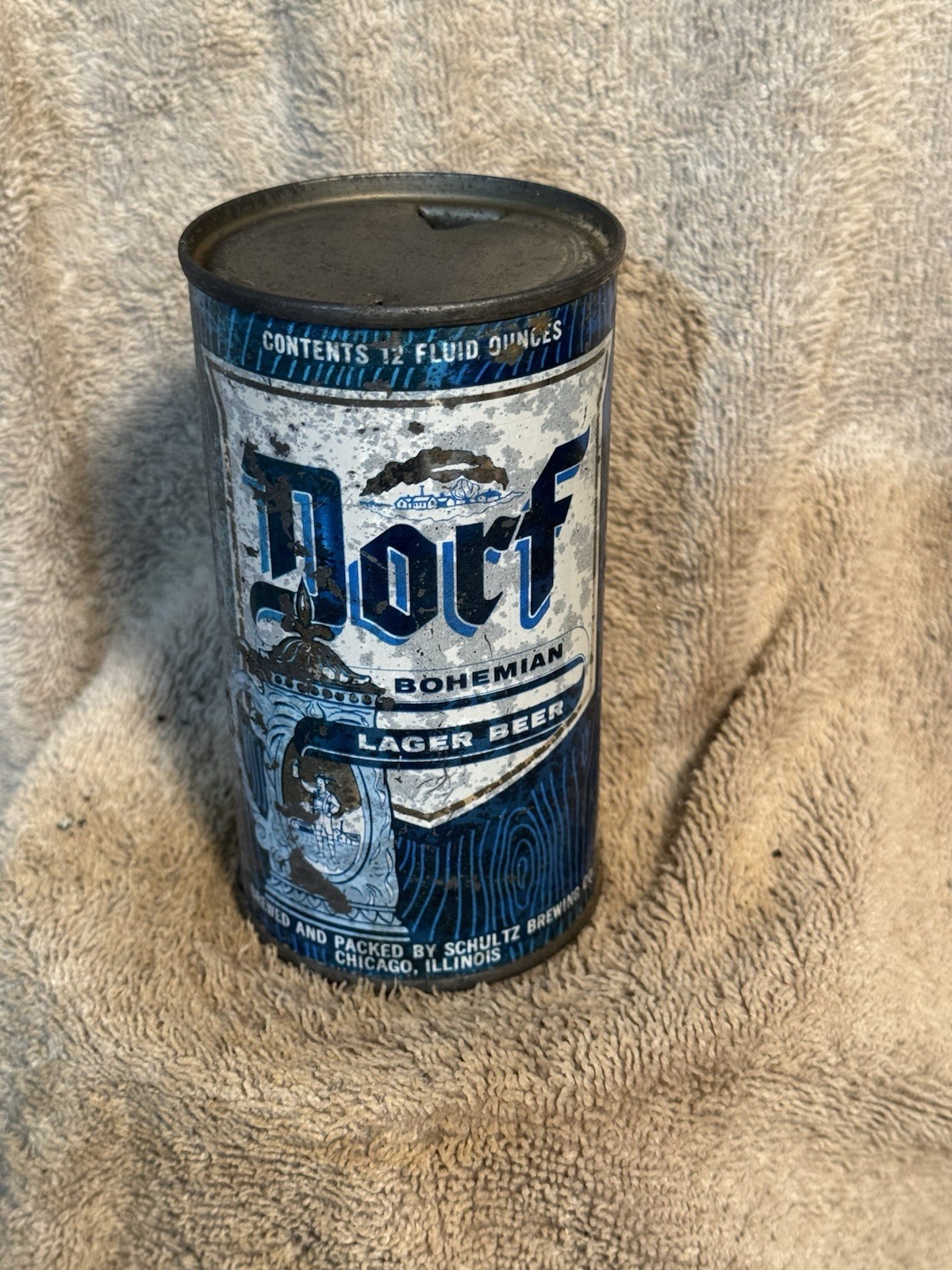 Dorf Flat Top Beer Can