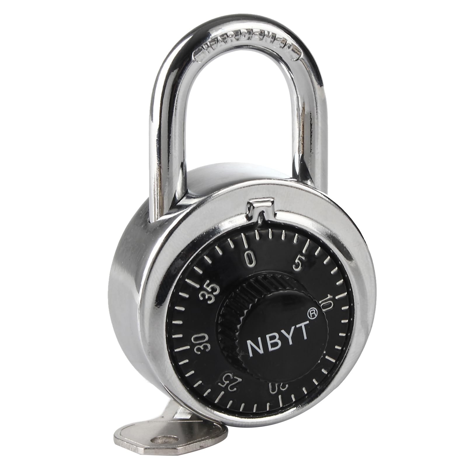 Combination Padlocks with Key - Dial Locks for School,Gym, Toolbox,Employee a...