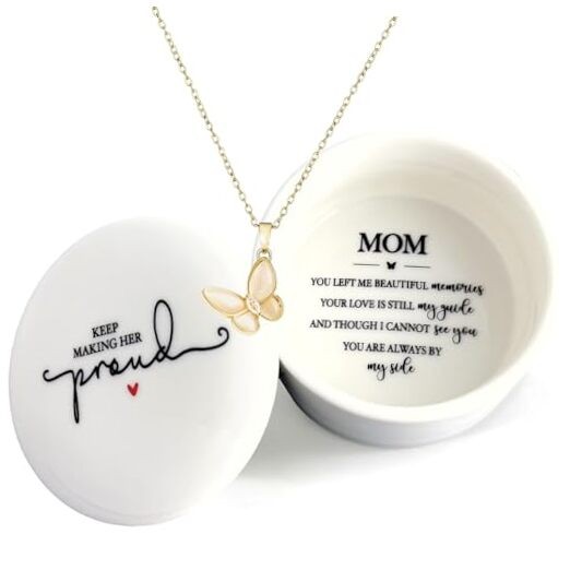 Mom Memorial Gifts for Loss of Mother, Keep Making Her Proud Sympathy Keepsake 