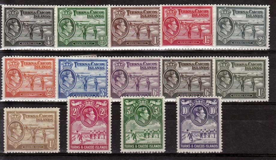 Turks And Caicos - Yvert Stamp 120/31 * Mh George VI