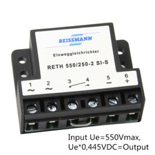 Einweggleichrichter rectifier RETH 550 / 250-2 SI-S half-wave rectifier